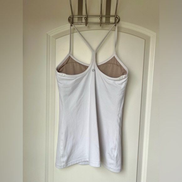 lululemon athletica Power Y White Size 6 - Picture 2 of 6